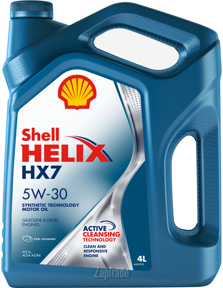 Купить моторное масло Shell Helix HX7 Синтетическое | Артикул 550046351