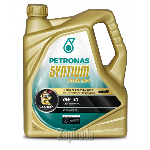 Купить моторное масло Petronas Syntium 7000 DM 0W30 Синтетическое | Артикул 18344004