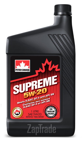 Купить моторное масло Petro-canada SUPREME Полусинтетическое | Артикул MOSP52C12