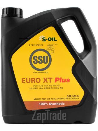 Купить моторное масло S-oil DSSU EURO PLUS Синтетическое | Артикул DSSU5W30EUR_PLUS_04