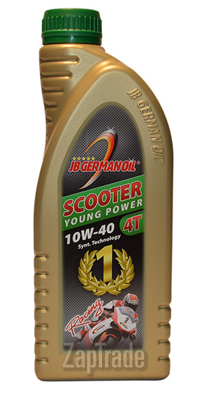 Купить моторное масло Jb german oil Scooter Young Power 4T 10W-40 Полусинтетическое | Артикул 4027311000853