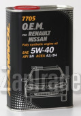 Купить моторное масло Mannol 7705 O.E.M. for Renault Nissan Синтетическое | Артикул 4051