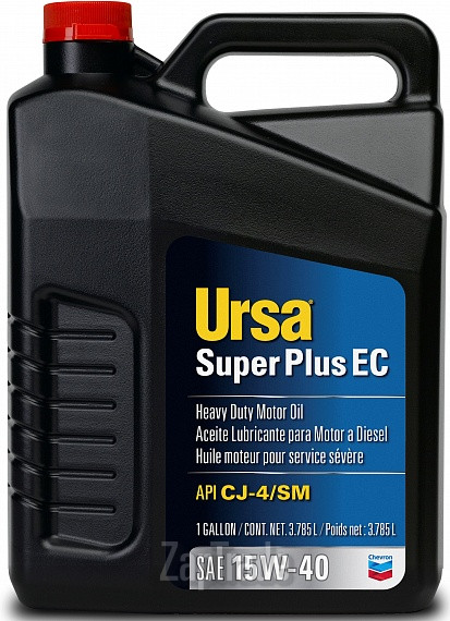 Купить моторное масло Chevron Ursa Super Plus EC Полусинтетическое | Артикул 257005429