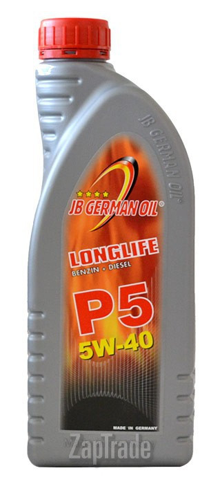Купить моторное масло Jb german oil Longlife P5 5W-40 Синтетическое | Артикул 4027311001256
