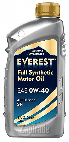 Купить моторное масло Everest Full Synthetic Синтетическое | Артикул FP04000EV01LFS