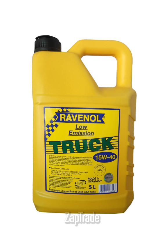 Купить моторное масло Ravenol Low Emission Truck Минеральное | Артикул 4014835626256