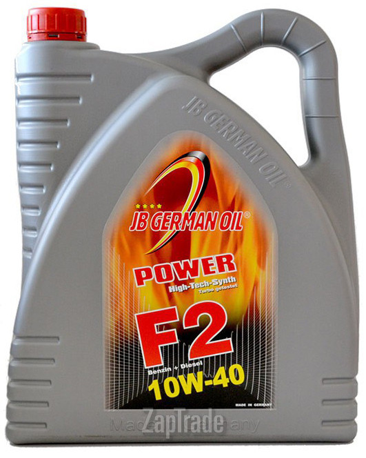 Купить моторное масло Jb german oil Power F2 10W-40 Полусинтетическое | Артикул 4027311000785