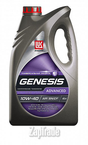 Купить моторное масло Lukoil Genesis Advanced Синтетическое | Артикул 1632650