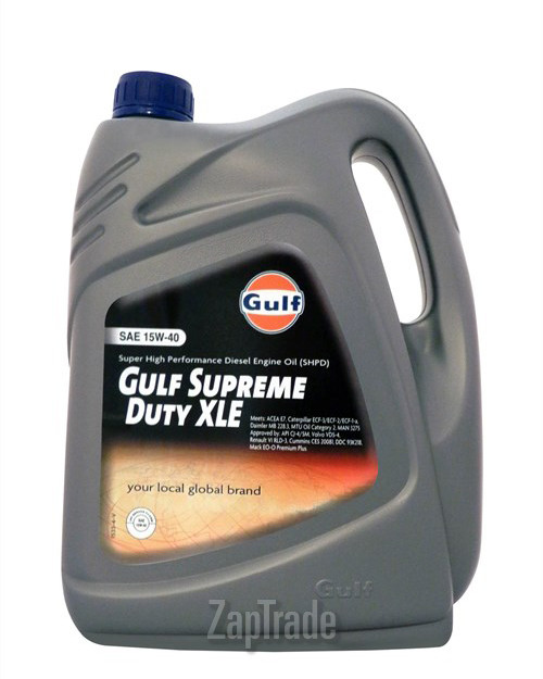 Купить моторное масло Gulf Supreme Duty XLE Минеральное | Артикул 8717154958898
