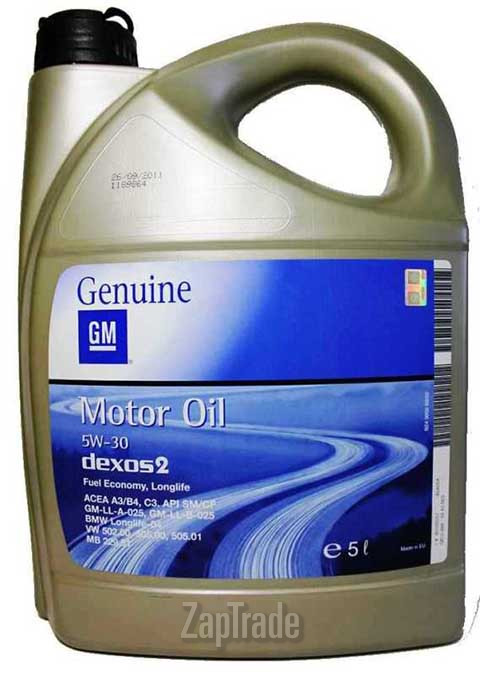 Купить моторное масло General motors DEXOS 2 Синтетическое | Артикул 1942003
