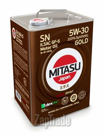 Купить моторное масло Mitasu GOLD 5W-30 Синтетическое | Артикул MJ1016