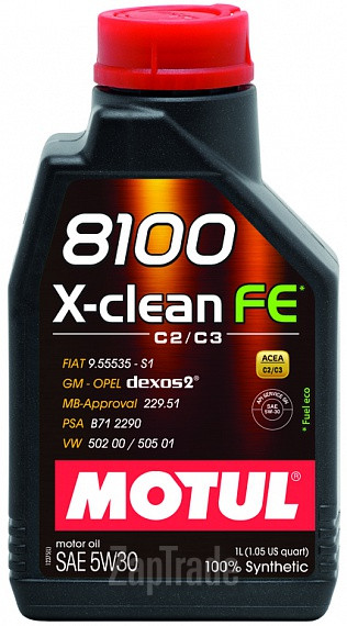 Купить моторное масло Motul 8100 X-Clean FE Синтетическое | Артикул 104775