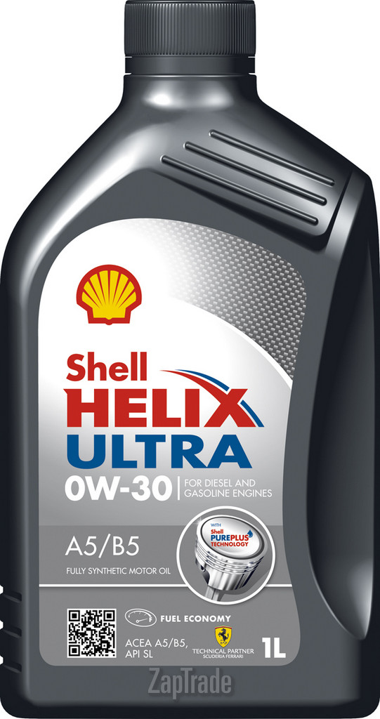 Купить моторное масло Shell Helix Ultra A5/B5 Синтетическое | Артикул 550046659