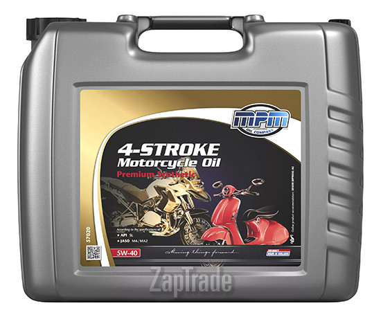 Купить моторное масло Mpm oil 4-Stroke Motorcycle Oil Premium Synthetic Синтетическое | Артикул 57020