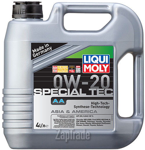Купить моторное масло Liqui moly Special Tec AA Синтетическое | Артикул 8066
