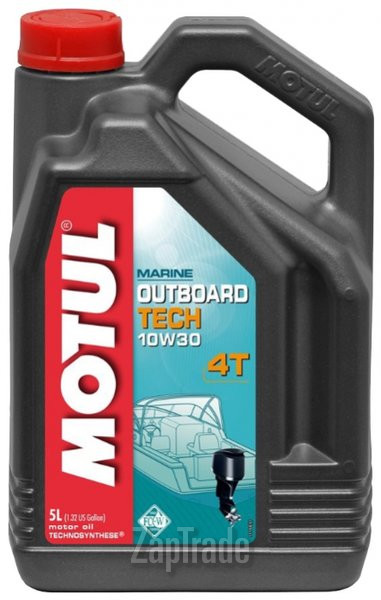 Купить моторное масло Motul Outboard TECH 4T Полусинтетическое | Артикул 101747