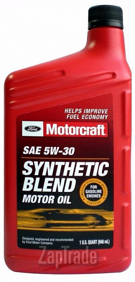 Купить моторное масло Ford Motorcraft Premium Synthetic Blend Полусинтетическое | Артикул XO-5W30-QSP