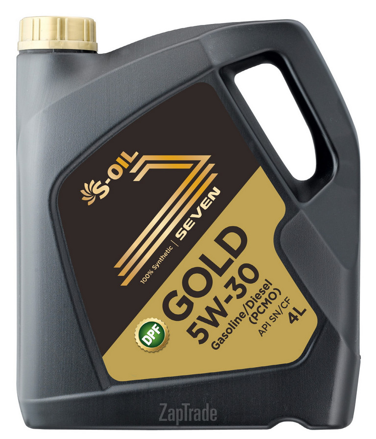 Купить моторное масло S-oil SEVEN GOLD Синтетическое | Артикул GOLD5W30_04