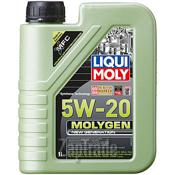Купить моторное масло Liqui moly НС-синтетическое моторное масло Molygen New Generation 5W-20 Синтетическое | Артикул 8539