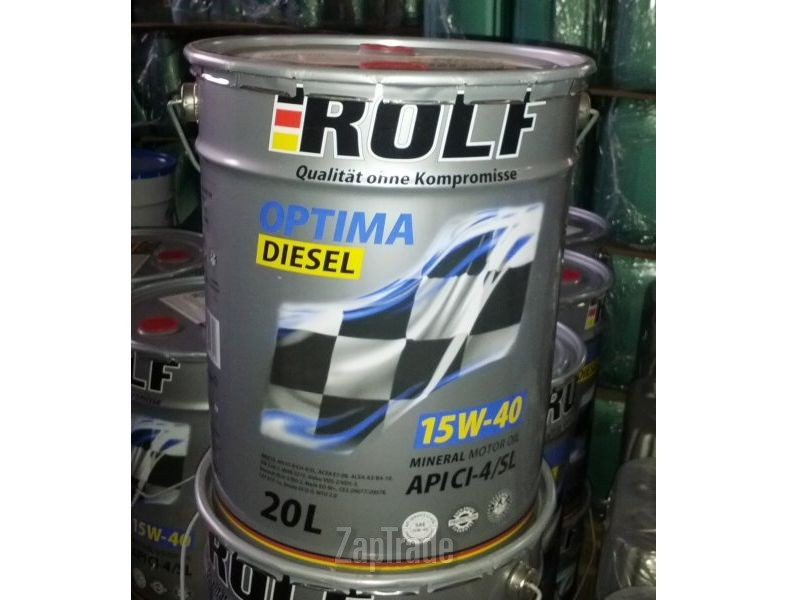 Купить моторное масло Rolf Optima Diesel SAE 15W-40 Минеральное | Артикул 322249