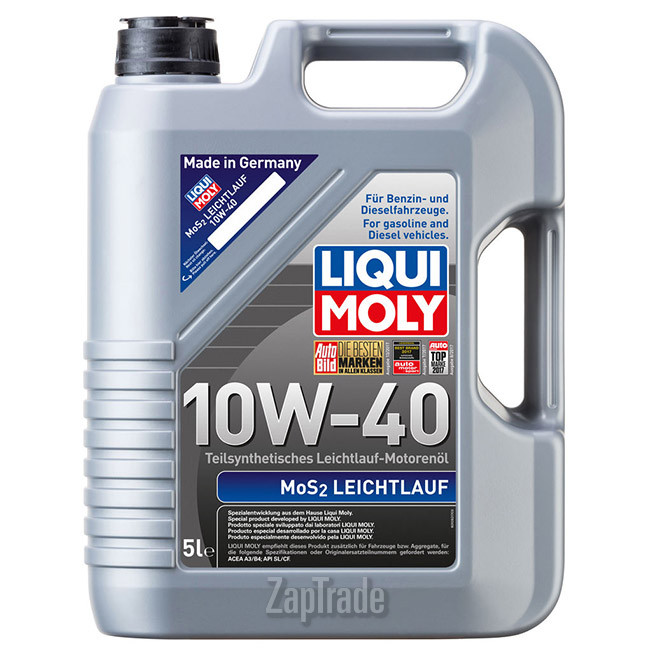 Купить моторное масло Liqui moly MoS2 Leichtlauf Полусинтетическое | Артикул 1931