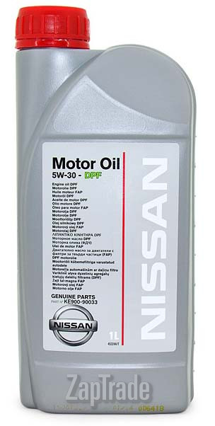 Купить моторное масло Nissan Motor Oil DPF Синтетическое | Артикул KE90090033R