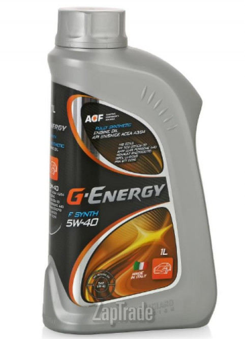 Купить моторное масло G-energy F Synth 5W-40 Синтетическое | Артикул 8034108190068