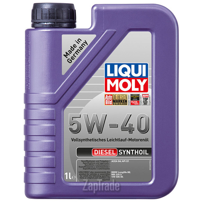 Купить моторное масло Liqui moly Diesel Synthoil Синтетическое | Артикул 1926