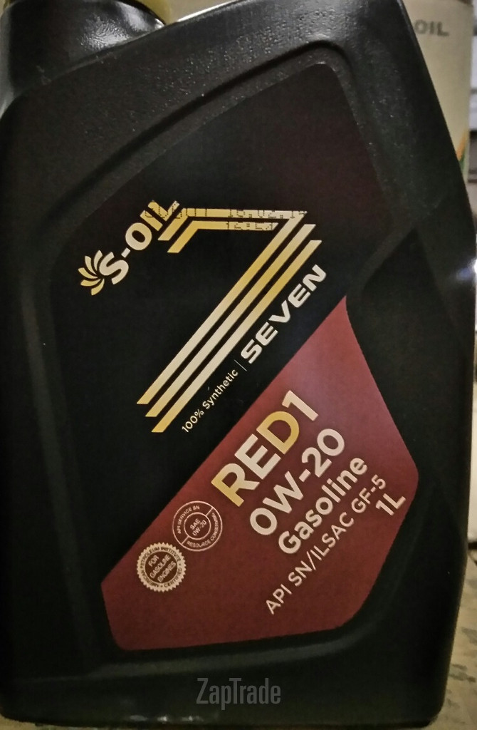 Купить моторное масло S-oil SEVEN RED1 Синтетическое | Артикул RED0W20_01