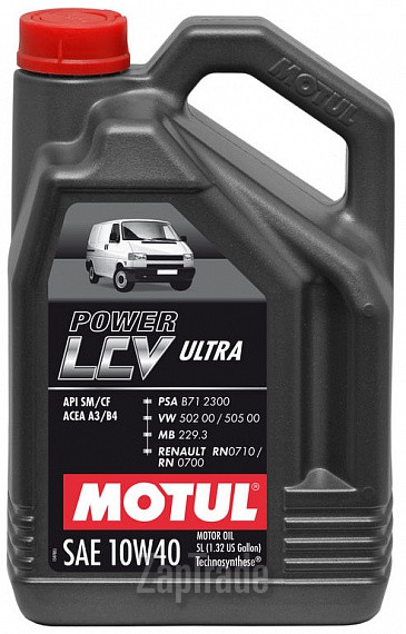 Купить моторное масло Motul Power LCV Ultra Полусинтетическое | Артикул 106156