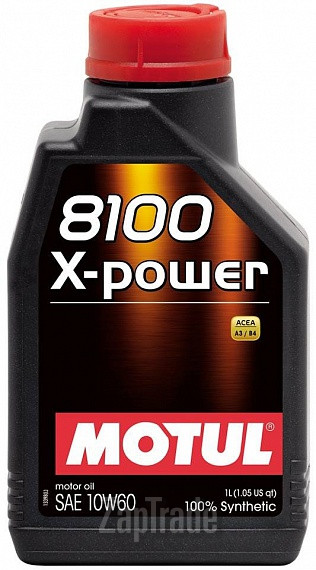 Купить моторное масло Motul 8100 X-POWER 10W-60 Синтетическое | Артикул 106142