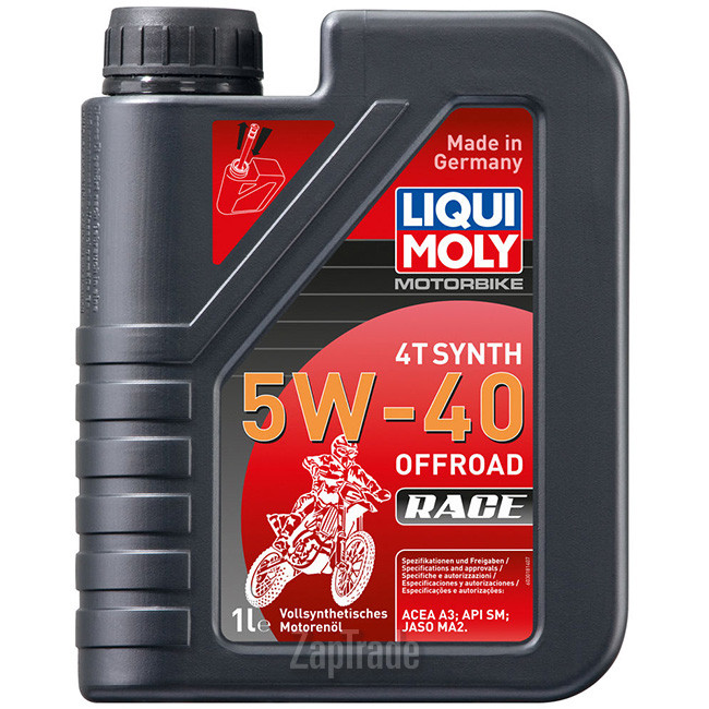 Купить моторное масло Liqui moly Motorbike 4T Synth Offroad Race Синтетическое | Артикул 3018