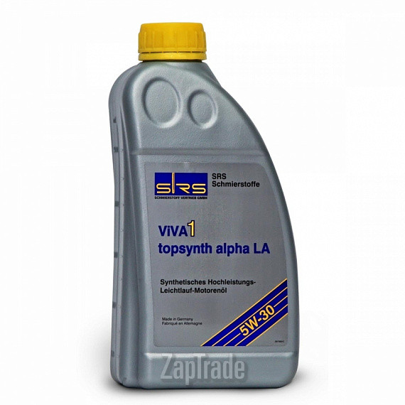 Купить моторное масло Srs Viva 1 Topsynth Alpha LA 5W-30 Синтетическое | Артикул 7219