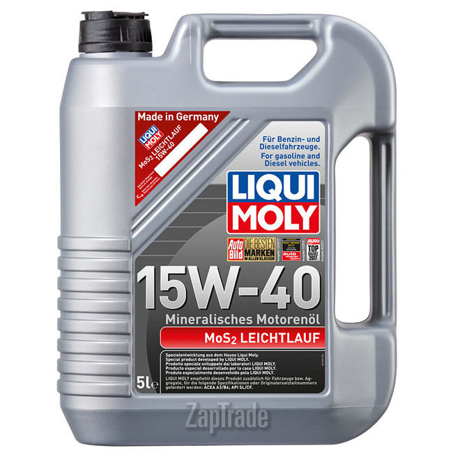 Купить моторное масло Liqui moly MoS2 Leichtlauf Минеральное | Артикул 1933