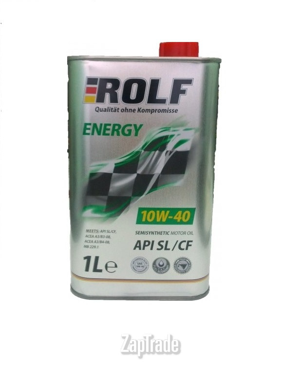 Купить моторное масло Rolf Energy 10W-40 SL/CF Полусинтетическое | Артикул 107288
