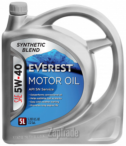Купить моторное масло Everest Synthetic Blend Полусинтетическое | Артикул FP54000EV05LSB