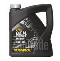 Купить моторное масло Mannol 7705 O.E.M. for Renault Nissan Синтетическое | Артикул 1089