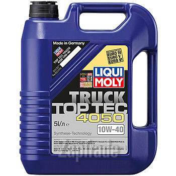 Купить моторное масло Liqui moly НС-синтетическое моторное масло Top Tec Truck 4050 10W-40 Синтетическое | Артикул 2232