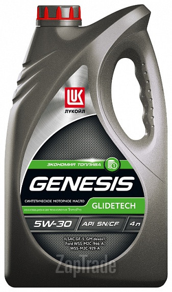 Купить моторное масло Lukoil Genesis Glidetech Синтетическое | Артикул 1539486