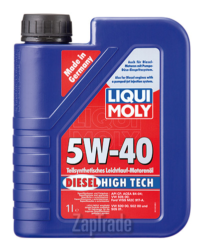 Купить моторное масло Liqui moly Diesel High Tech Полусинтетическое | Артикул 1331