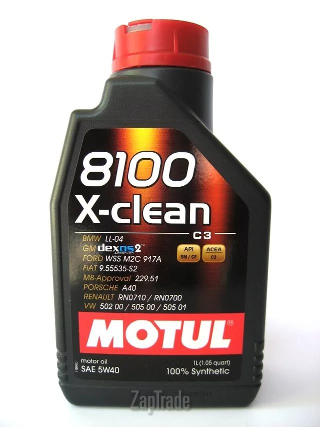 Купить моторное масло Motul 8100 X-clean Синтетическое | Артикул 102786