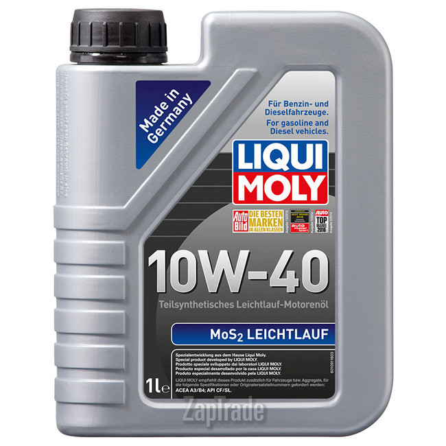 Купить моторное масло Liqui moly MoS2 Leichtlauf Полусинтетическое | Артикул 1930
