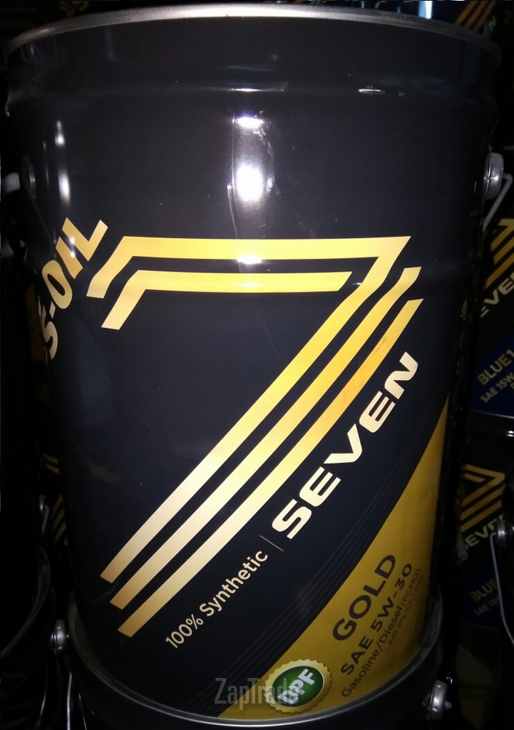 Купить моторное масло S-oil SEVEN GOLD Синтетическое | Артикул GOLD5W30_20