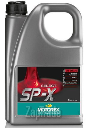 Купить моторное масло Motorex Select SP-X Синтетическое | Артикул 303326
