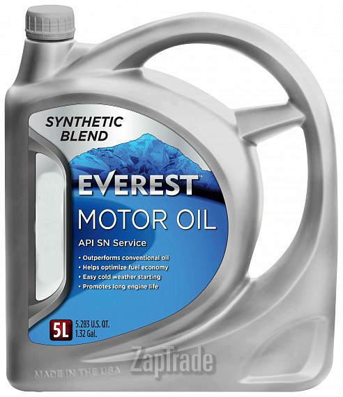 Купить моторное масло Everest Synthetic Blend Полусинтетическое | Артикул FP10400EV05LSB