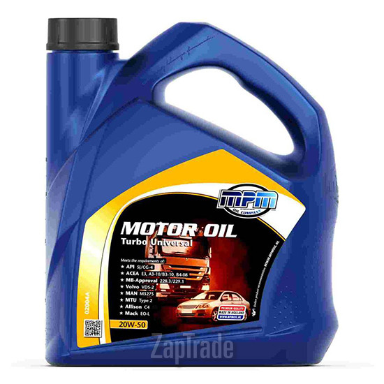 Купить моторное масло Mpm oil Turbo Universal Минеральное | Артикул 02004A