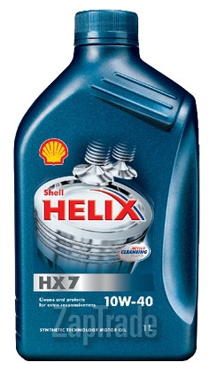 Купить моторное масло Shell Helix HX7 SAE 10W-40 Полусинтетическое | Артикул 5011987142633
