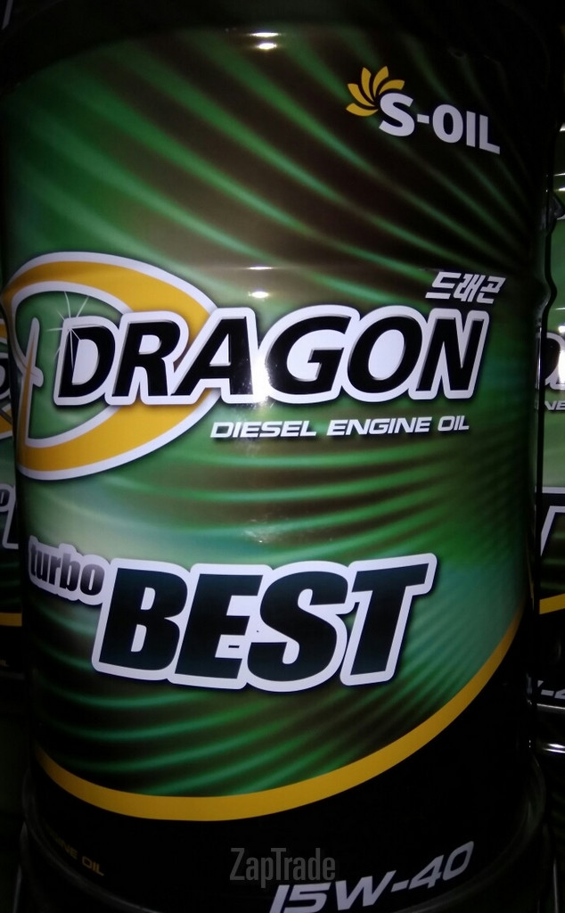 Купить моторное масло S-oil DRAGON TURBO BEST Полусинтетическое | Артикул DTB15W40_20