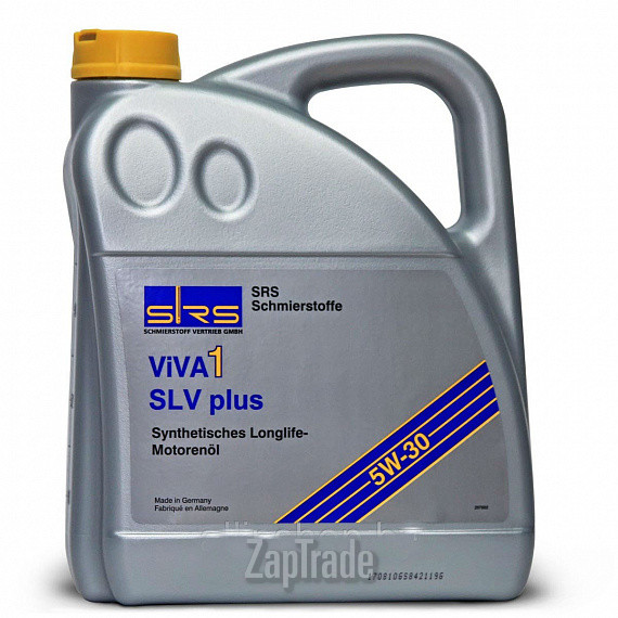 Купить моторное масло Srs Viva 1 SLV Plus 5W-30 Синтетическое | Артикул 7384