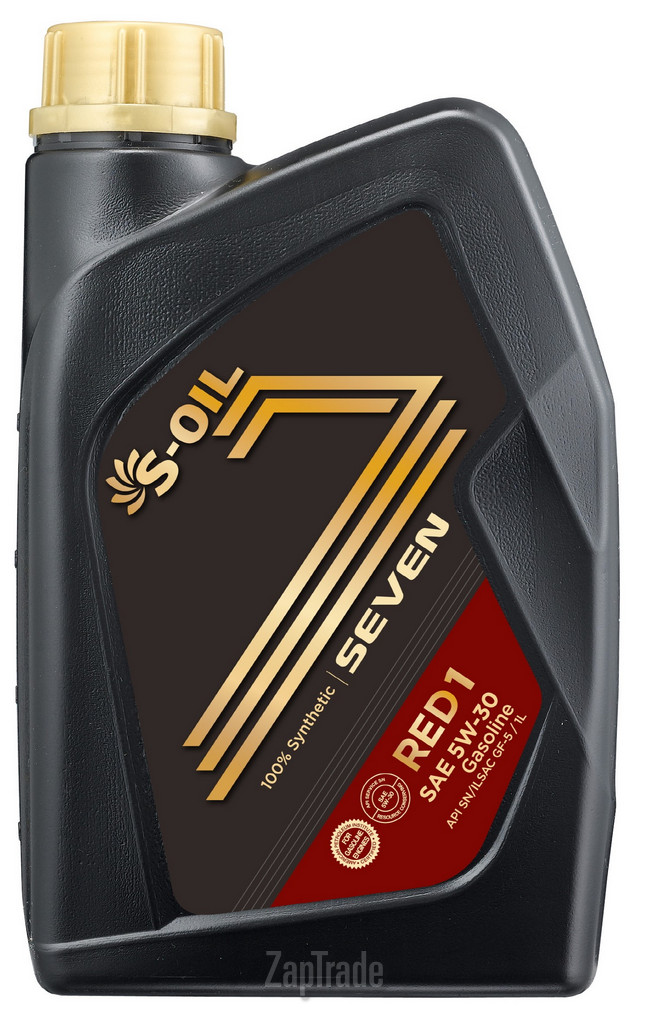 Купить моторное масло S-oil SEVEN RED1 Синтетическое | Артикул RED5W30_01